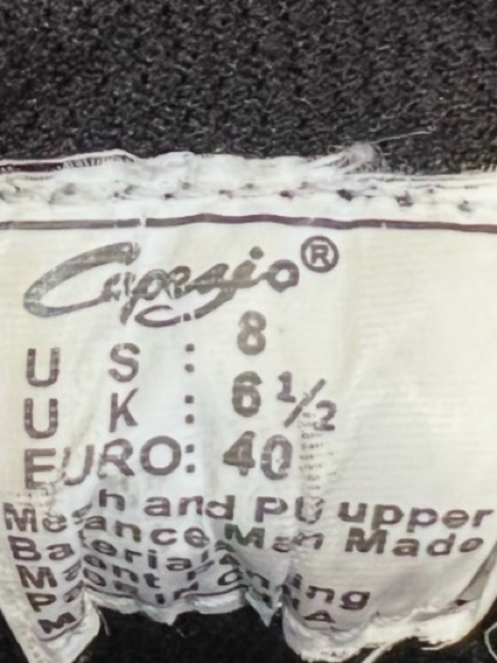 Capezio Black Womens Mesh Dance Sneakers - Size 8 - Picture 4 of 4